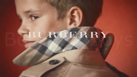 romeo beckham 2013 burberry|Romeo Beckham is new face of Burberry / 2013 commercial.